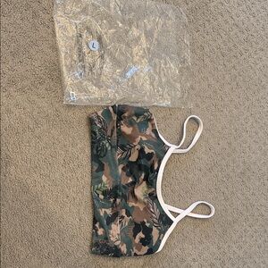 LainSnow Camouflage Bikini Top 0025